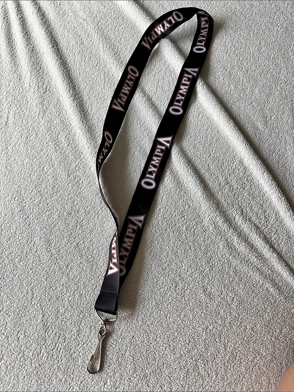 Mr.Olympia Black & Red Lanyard